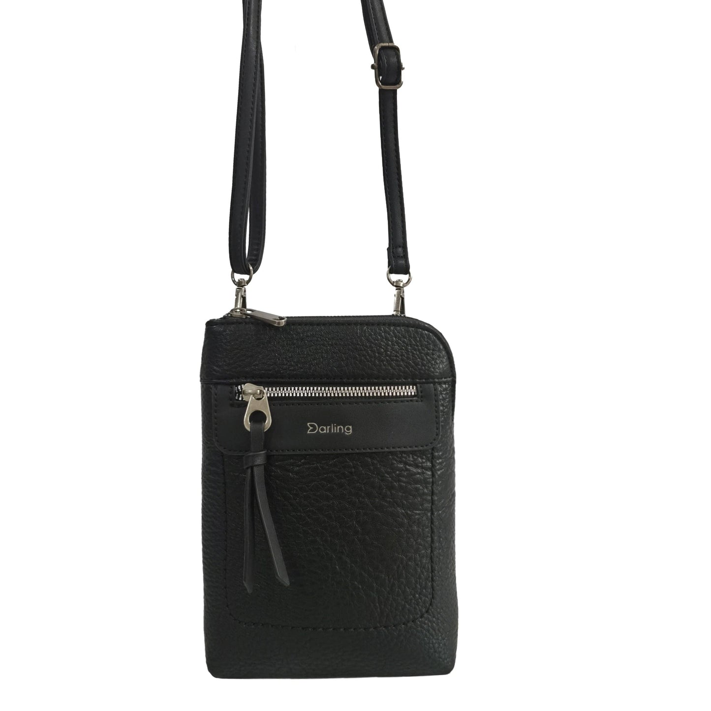 Vegan Leather Flat Crossbody Bag by Darling's Canada