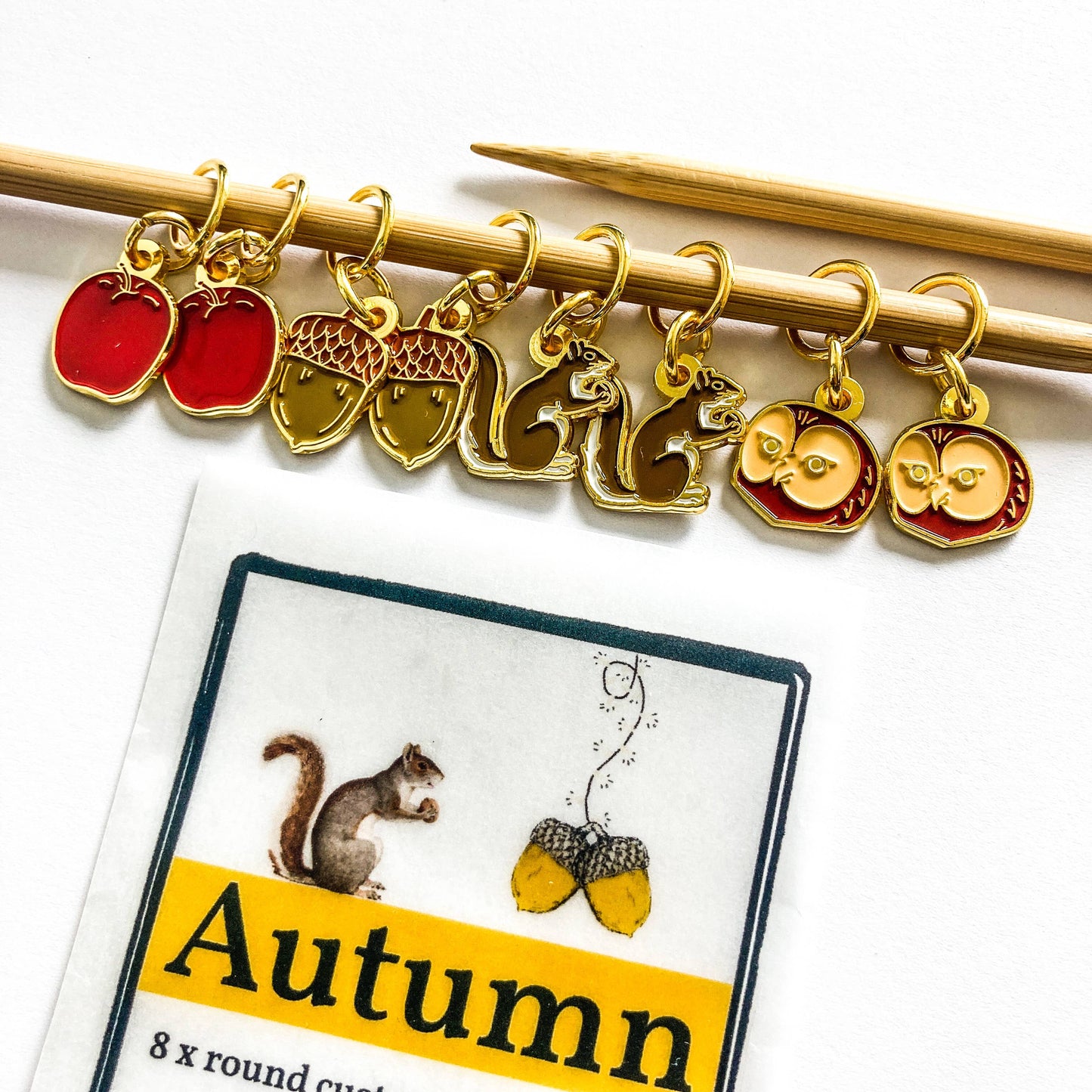 Autumn Stitch Marker Pack from Firefly Notes