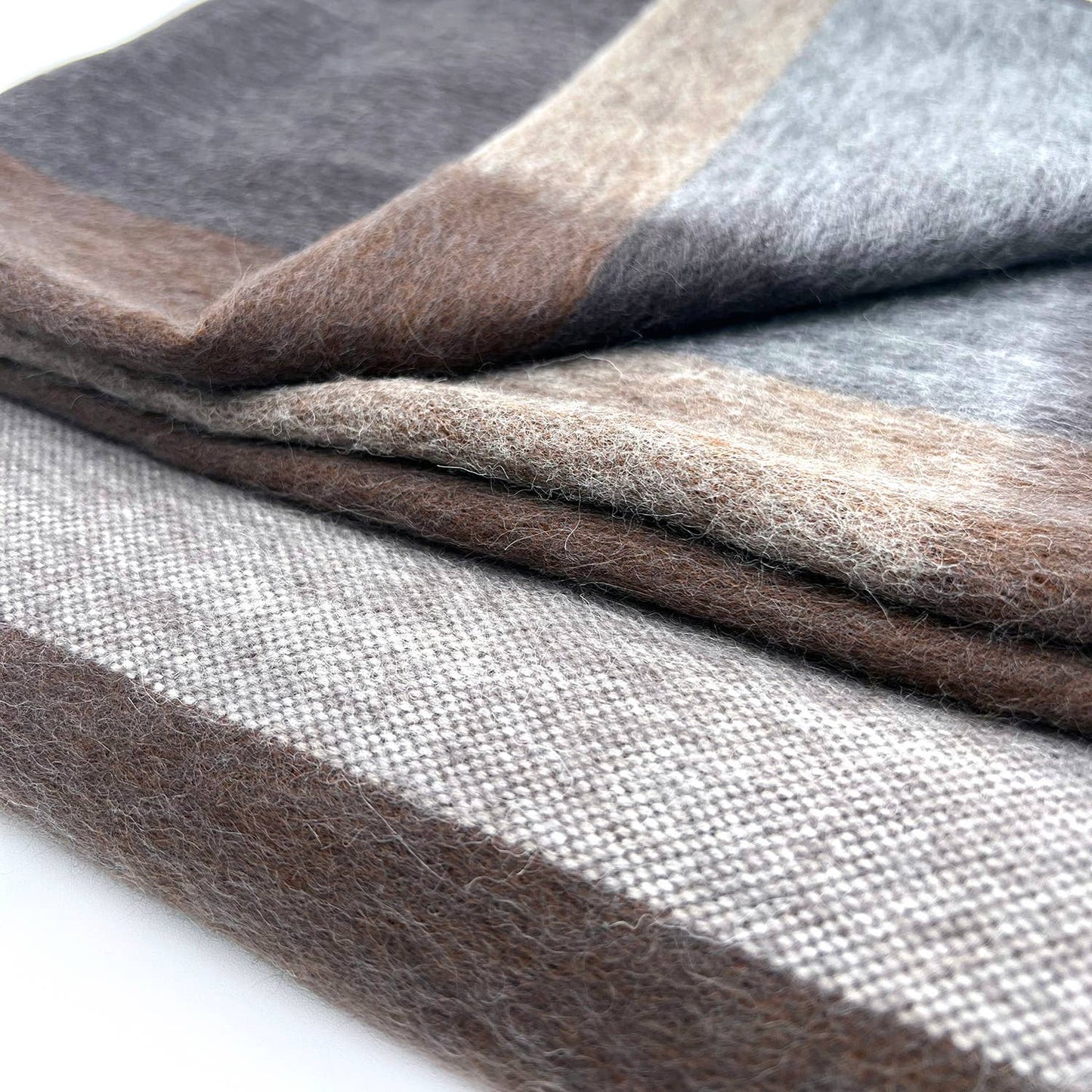 Alpaca Throw in Woodland from Shupaca Alpaca