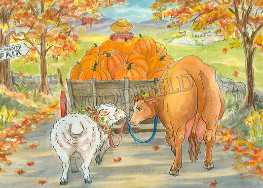 Going to the Fair - Greeting Card by Woodfield Press