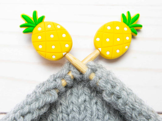 Pineapple Stitch Stoppers from Fox & Pine Stitches