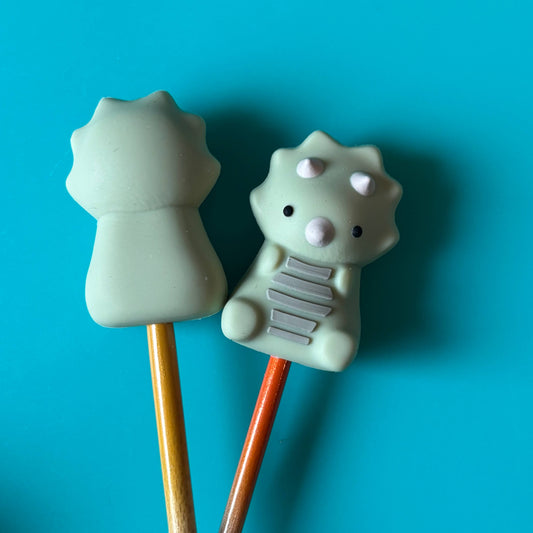 3D Triceratops Dinosaur Stitch Stoppers from Comma Craft Co