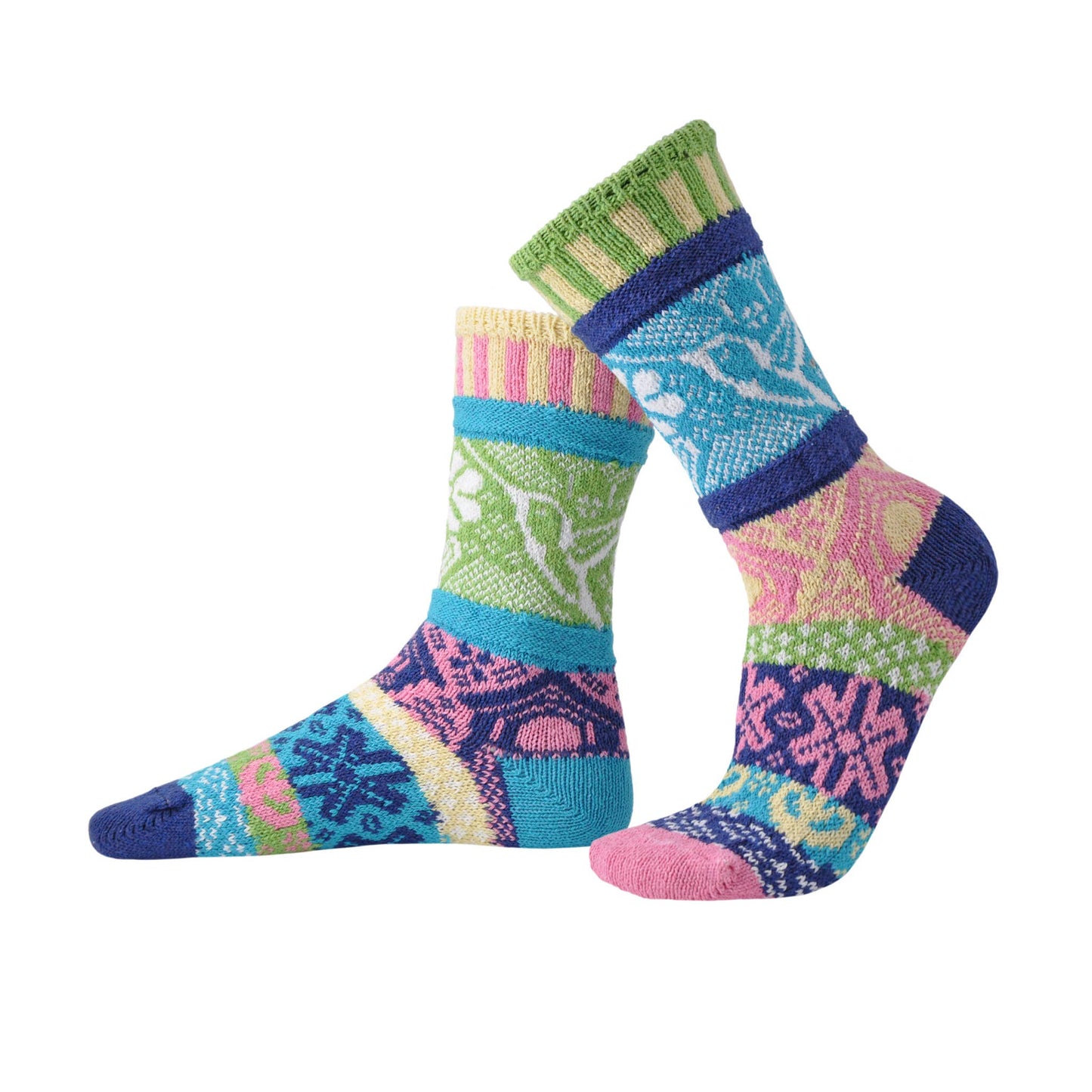 Hummingbird Cotton Crew Sock by Solmate Socks