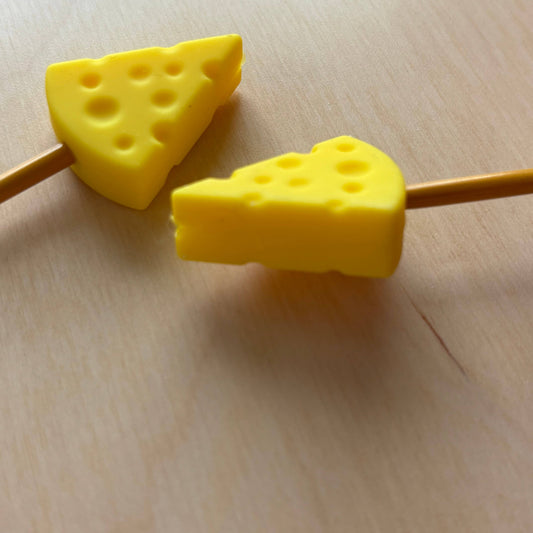 Cheese Wedge Stitch Stoppers from Comma Craft Co