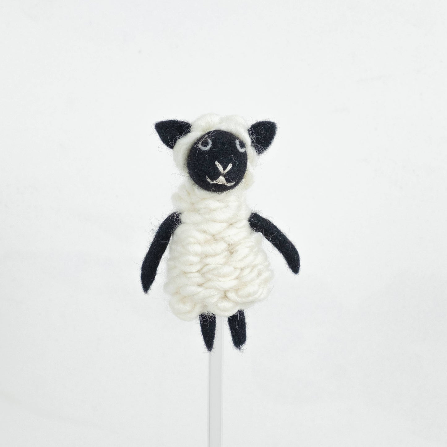 Sheep Felt Finger Puppets by The Winding Road