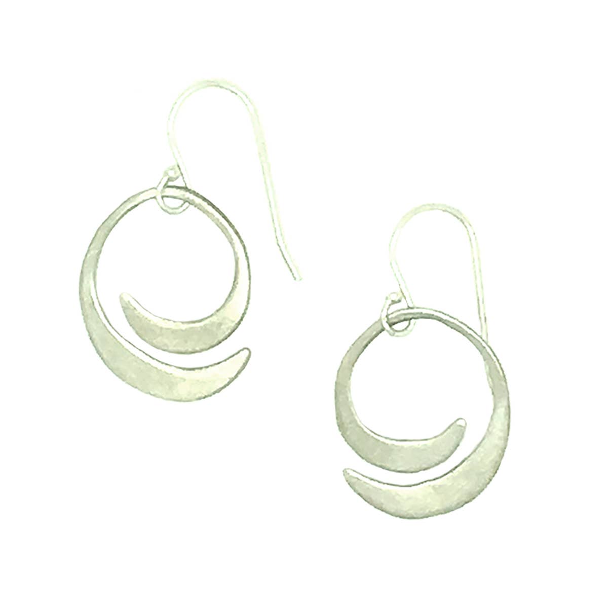 Petite Wave Earrings in Sterling Silver by Julia Britell Design