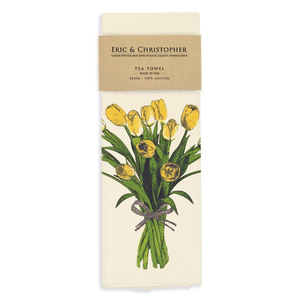 Spring Tulips Tea Towel from Eric and Christopher