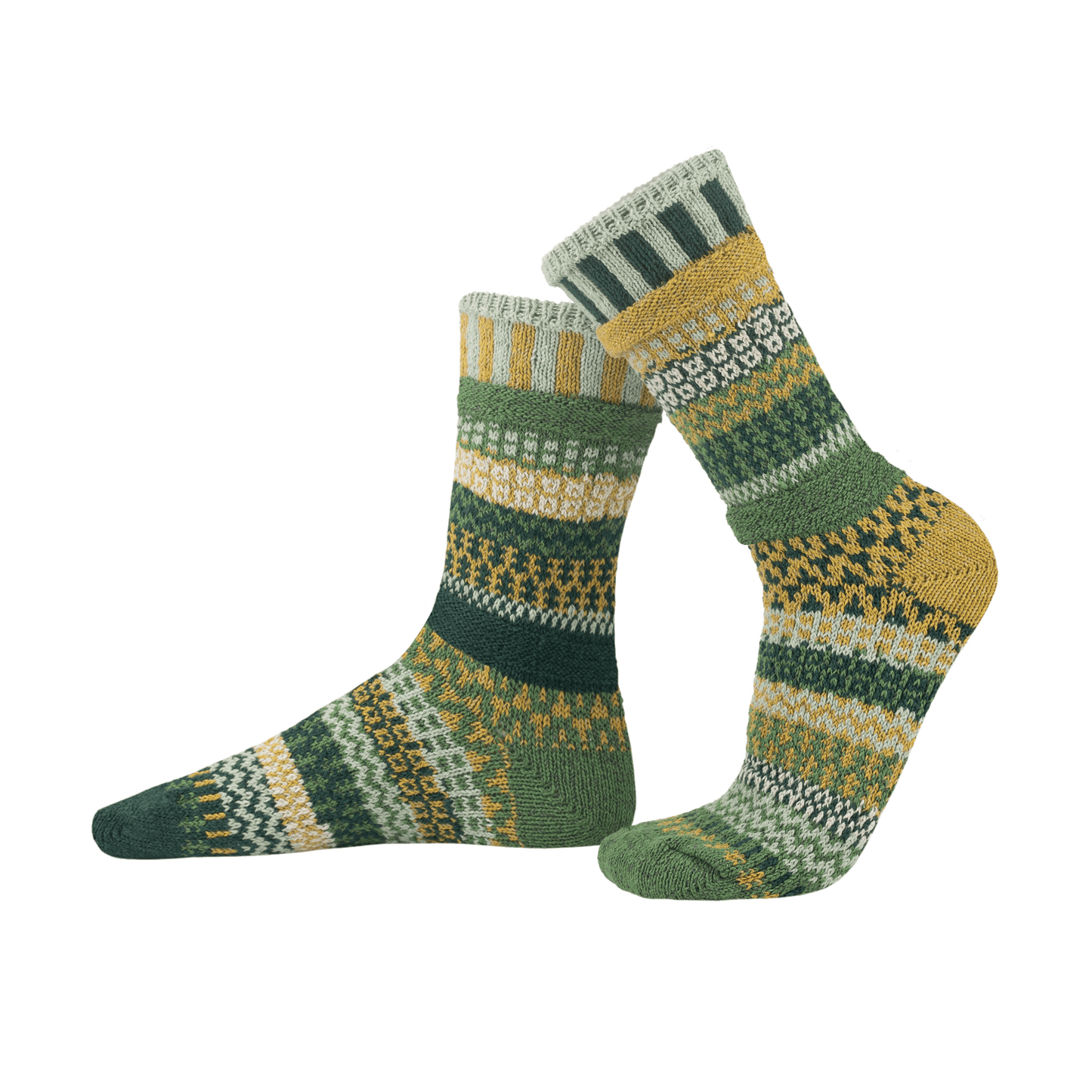 Fiddlehead Crew Socks by Solmate Socks