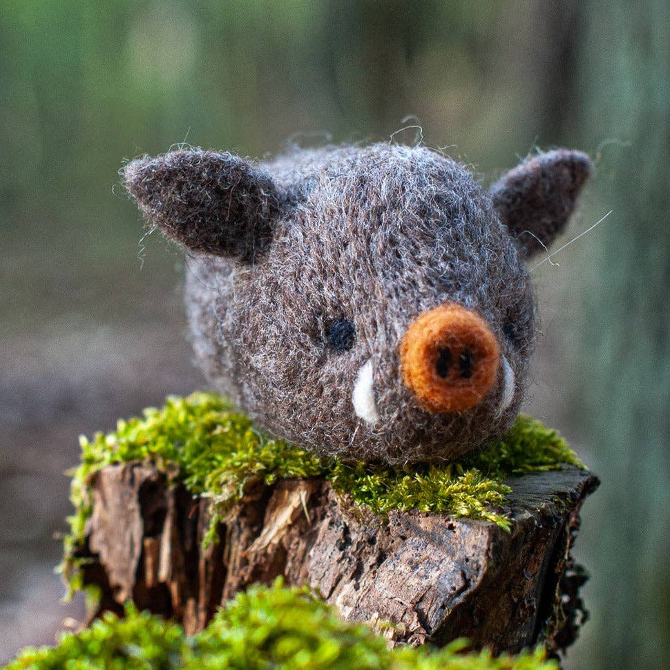 Boar Needle Felting Kit by Benzie Design