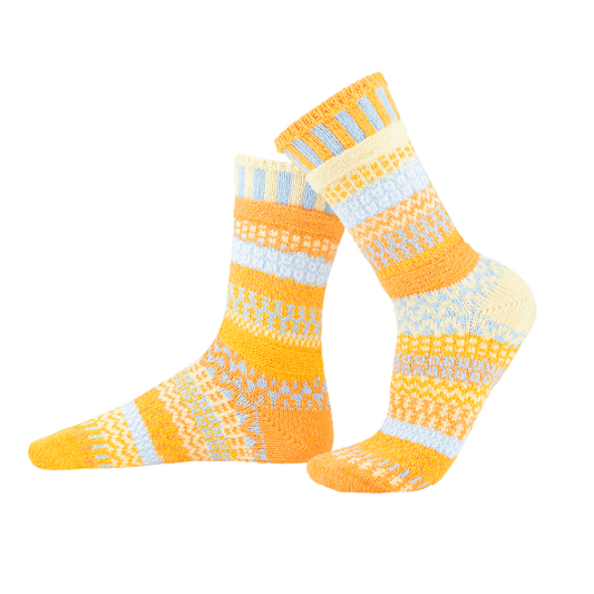 Clementine Cotton Crew Socks by Solmate Socks