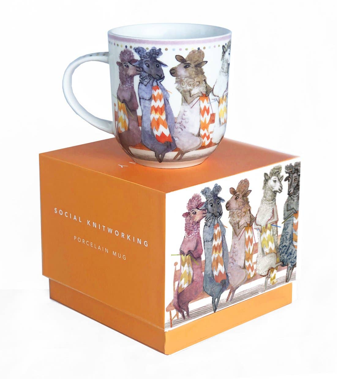 Social Knitworking Mug by Artiphany