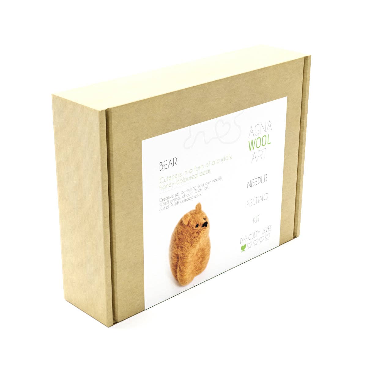 Bear Needle Felting Kit by Benzie Design