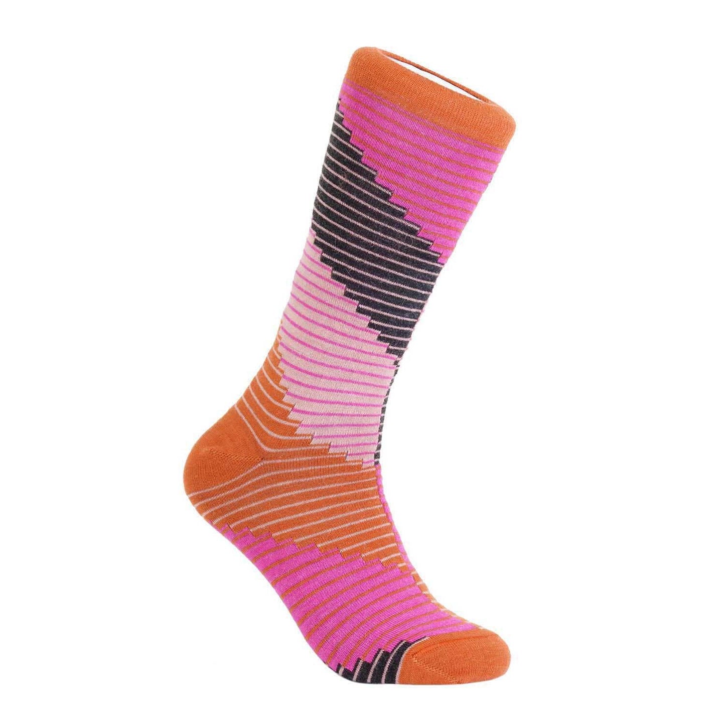 Tetris Sherbet Alpaca Socks by Shupaca Alpaca