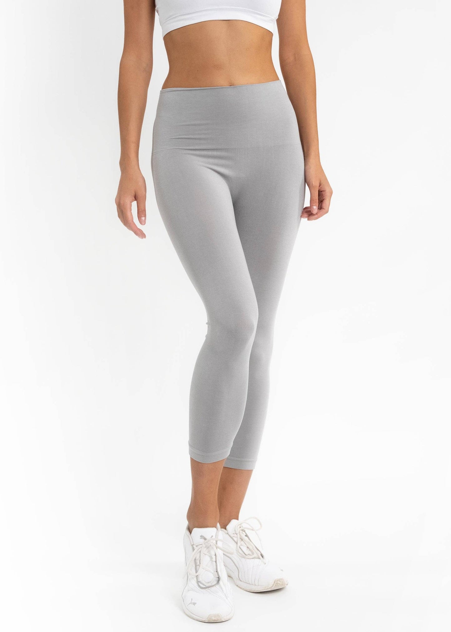 High Waist Crop (3/4) Leggings by Elietian