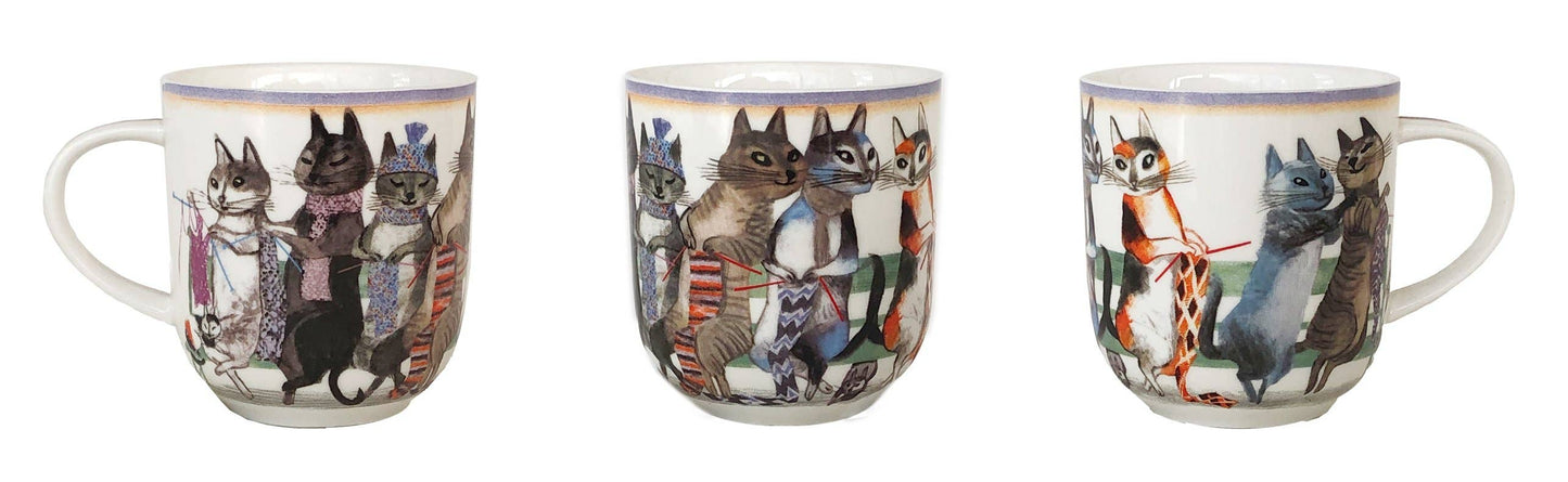 Knit & Purrl Mug by Artiphany
