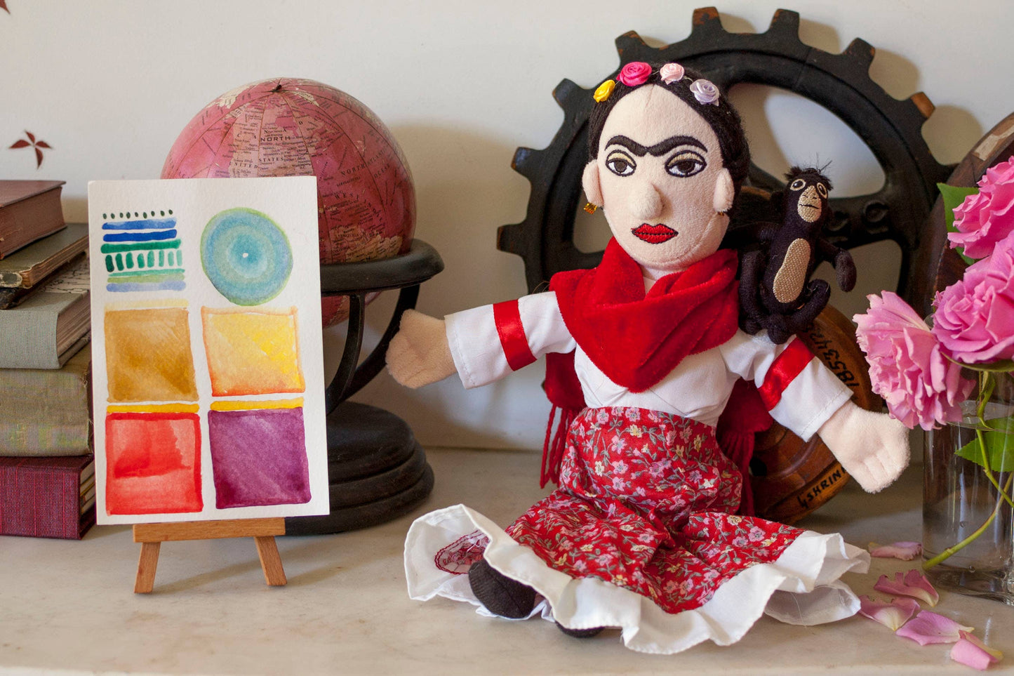 Frida Kahlo - Little Thinker Soft Doll from The Unemployed Philosophers Guild