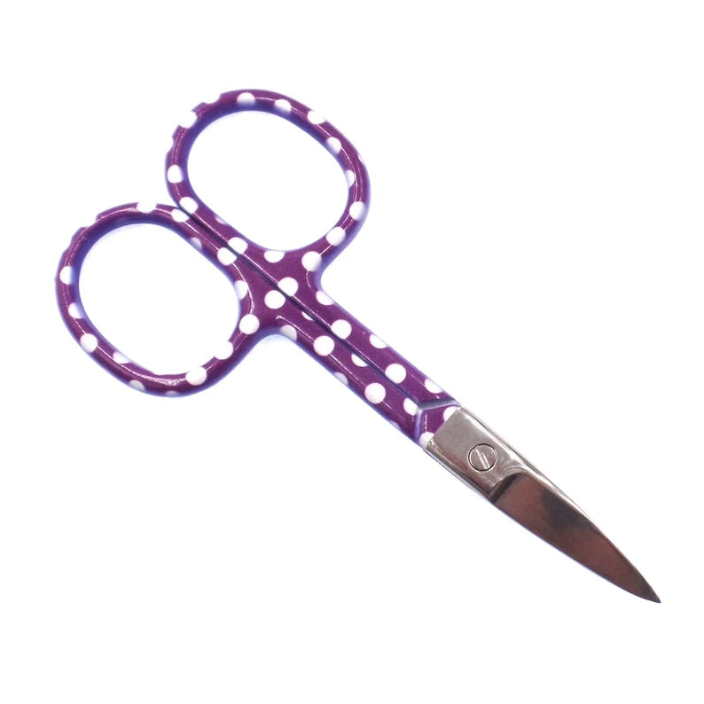 Polka Dot Curved Scissors - Notions