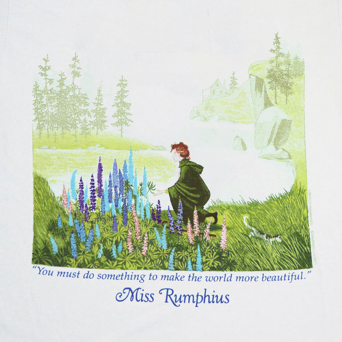 Miss Rumphius Youth T-Shirt by Liberty Graphics