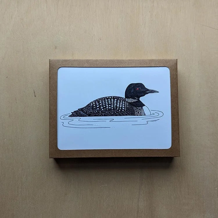 Maine Camp - Boxed Set of 8 Greeting Cards by 3 Legged Dog Ink