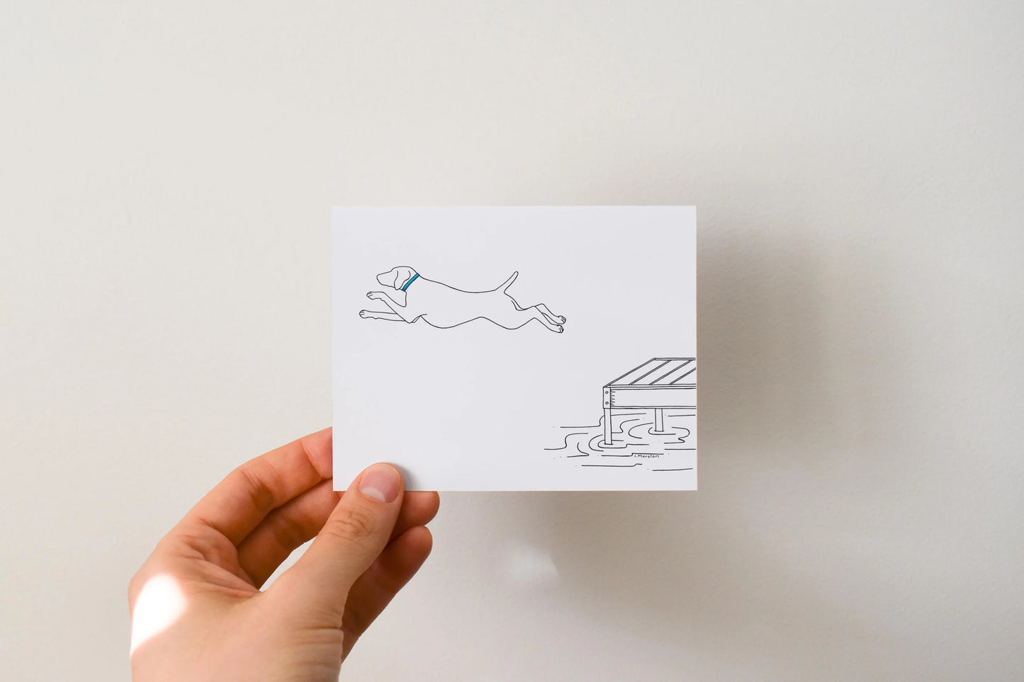 Maine Camp - Boxed Set of 8 Greeting Cards by 3 Legged Dog Ink
