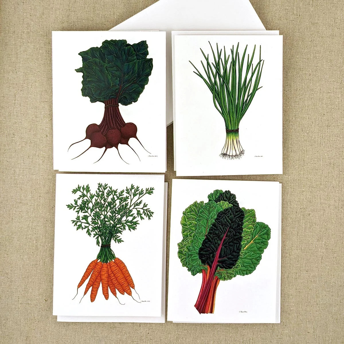 Veggie - Boxed Set of 8 Greeting Cards by 3 Legged Dog Ink