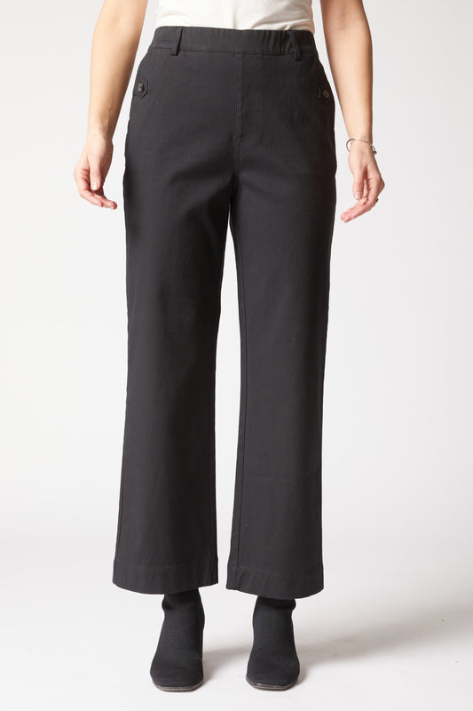 Ultra Stretch Twill Soho Pant in Black by Habitat Clothing
