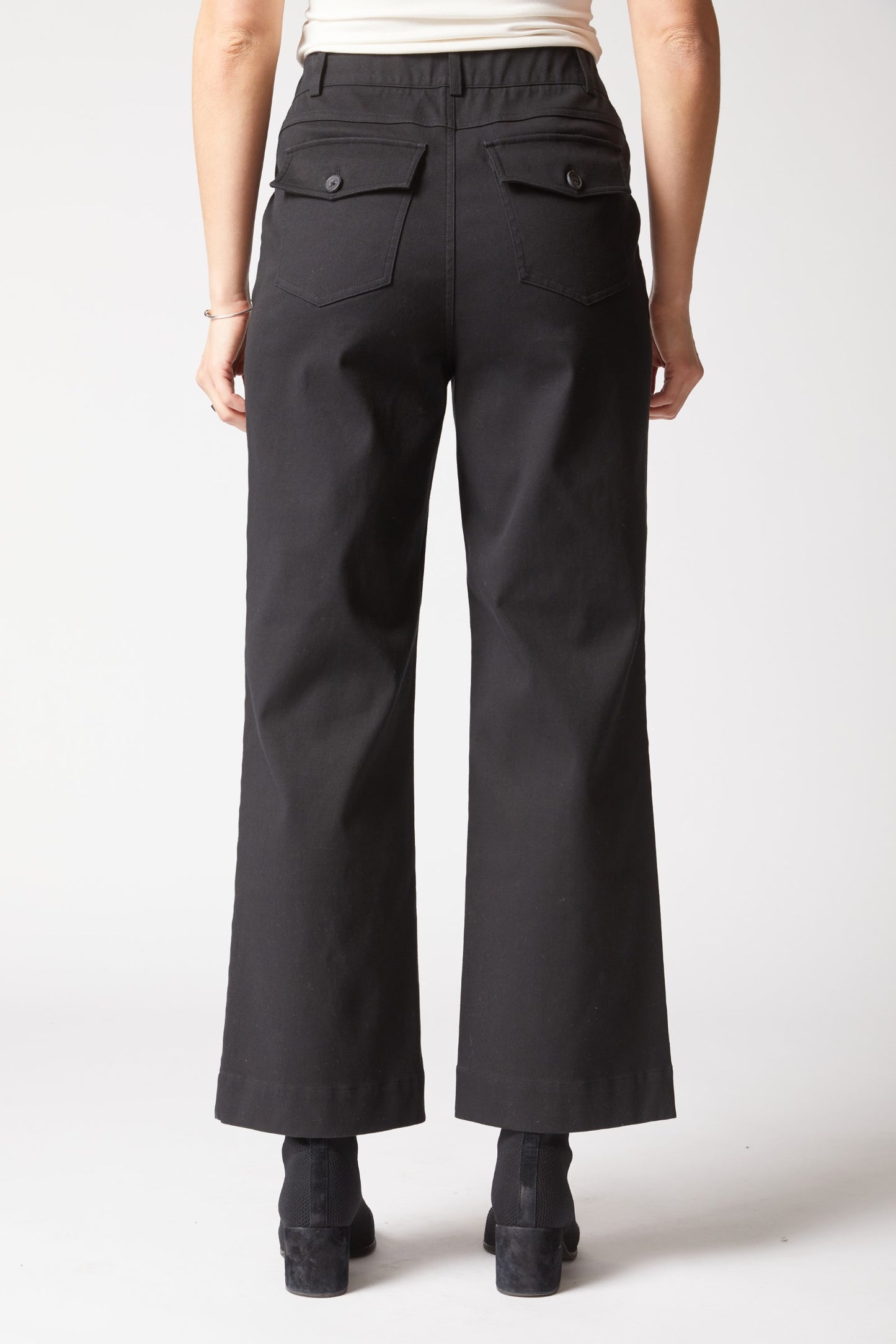 Ultra Stretch Twill Soho Pant in Black by Habitat Clothing