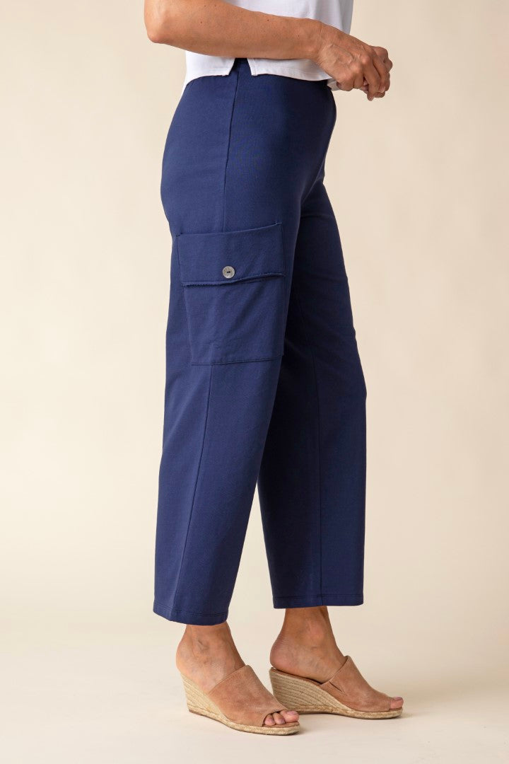 French Terry Easy Pocket Pant in Navy by Habitat Clothing