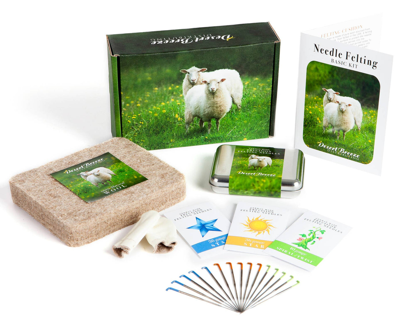 Basic Tools Needle Felting Kit by Desert Breeze Distributing