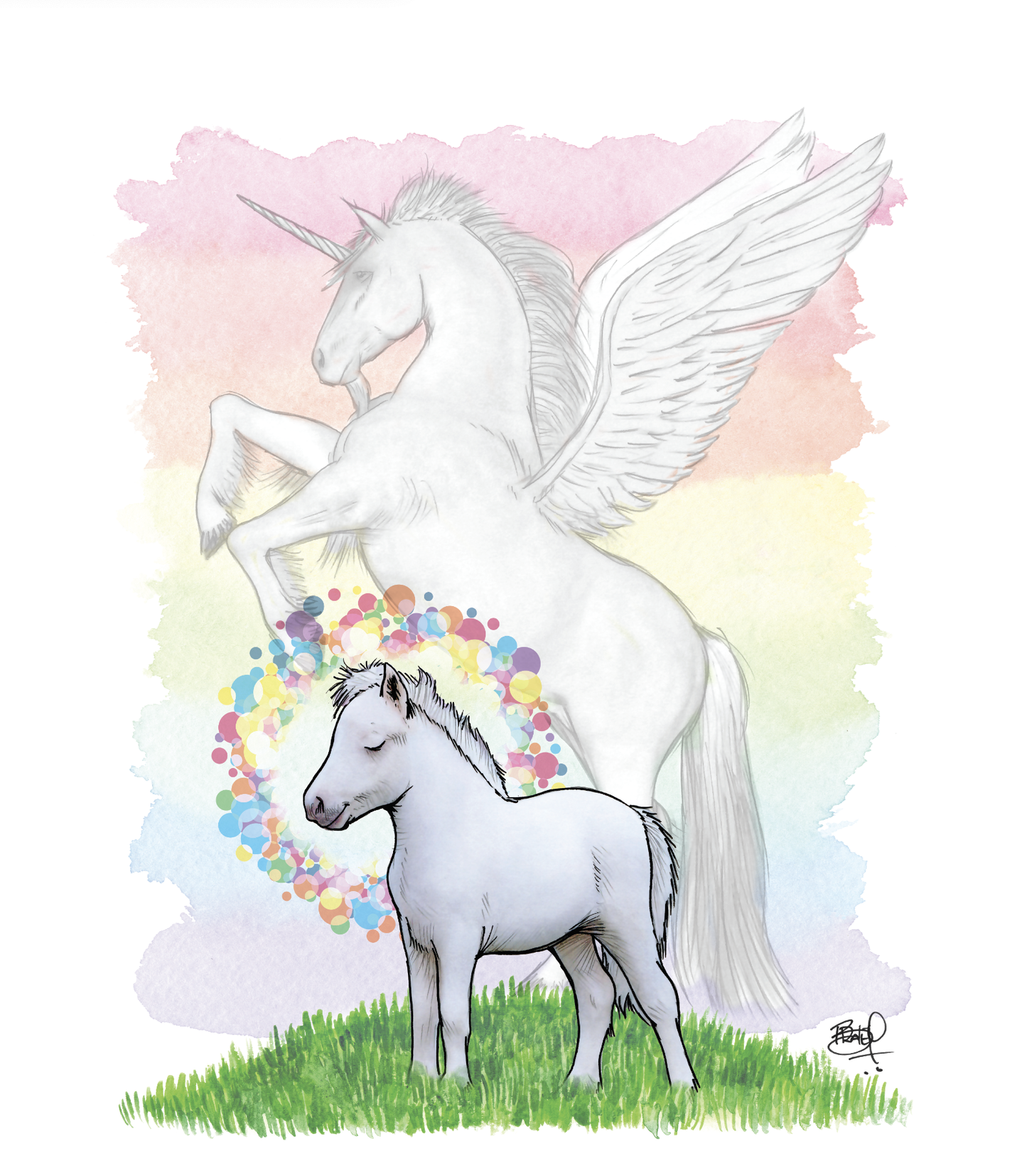 Dreamer Greeting Card (blank inside) by Shawn Braley Illustration