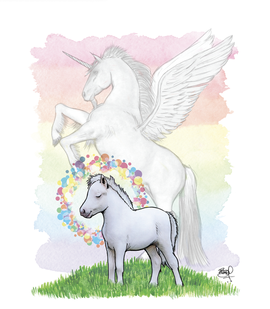 Dreamer Greeting Card (blank inside) by Shawn Braley Illustration