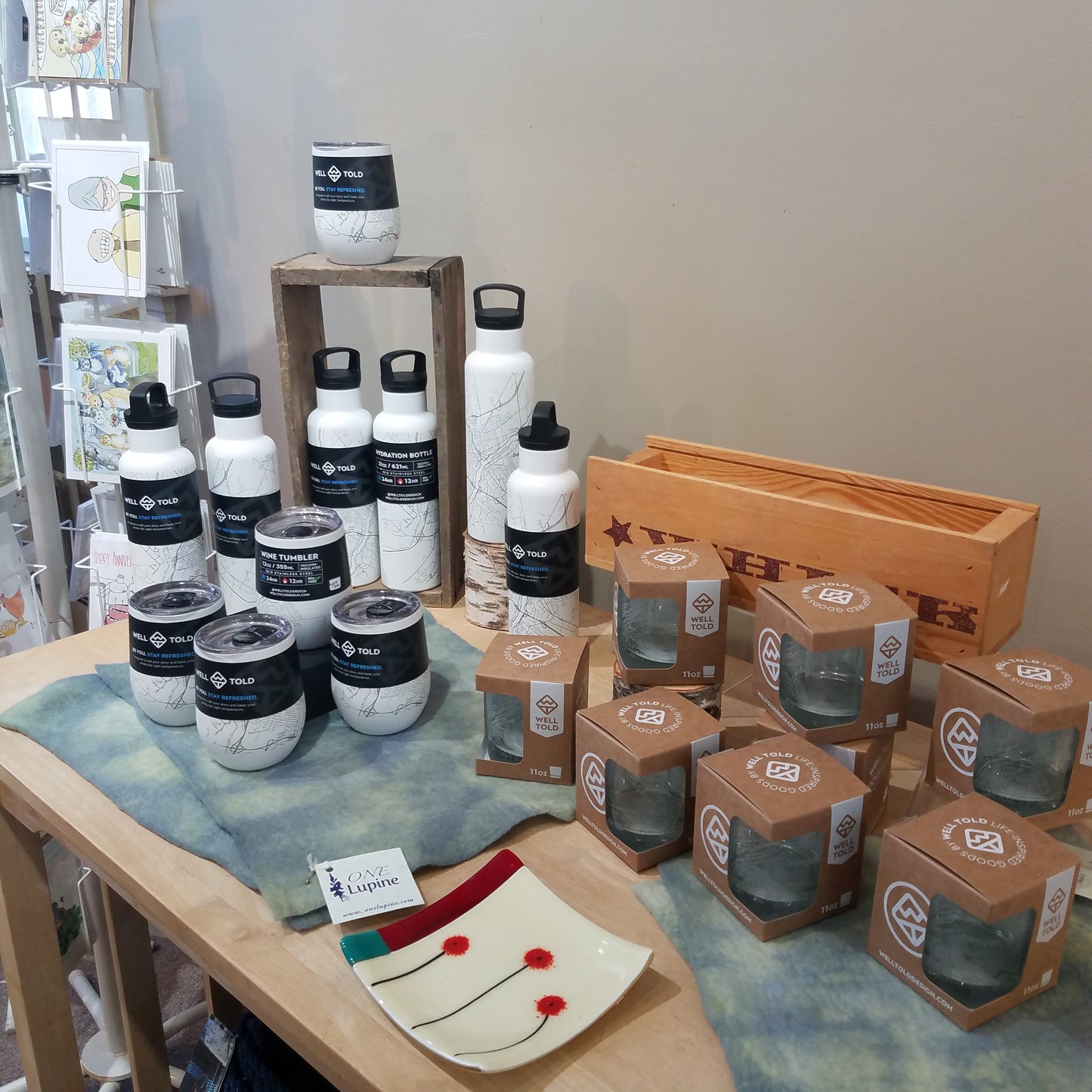 Bangor, Maine Rocks Whiskey Glass - Maine Yarn & Fiber Supply