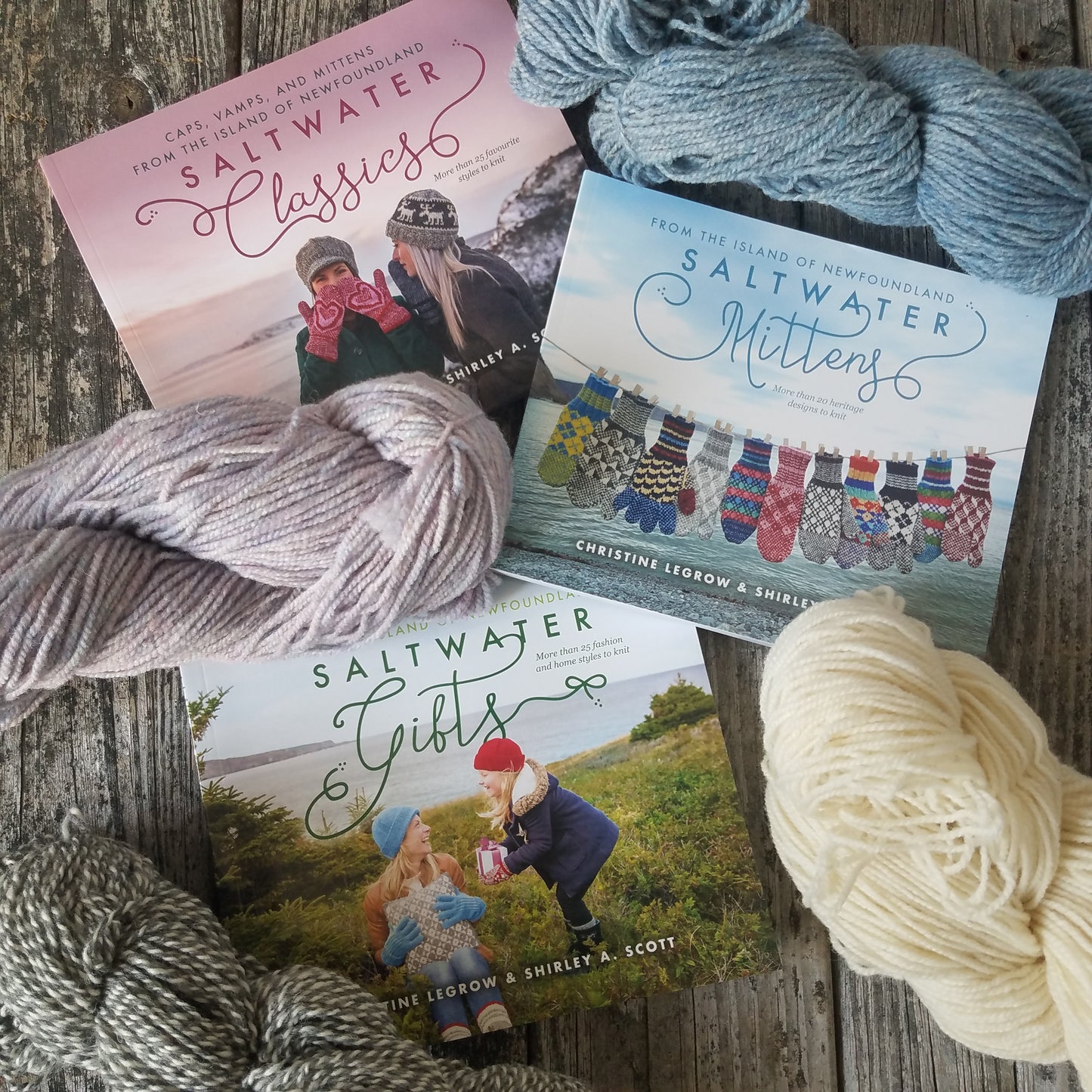 Saltwater Mittens: From the Island of Newfoundland by Christine Legrow & Shirley A. Scott