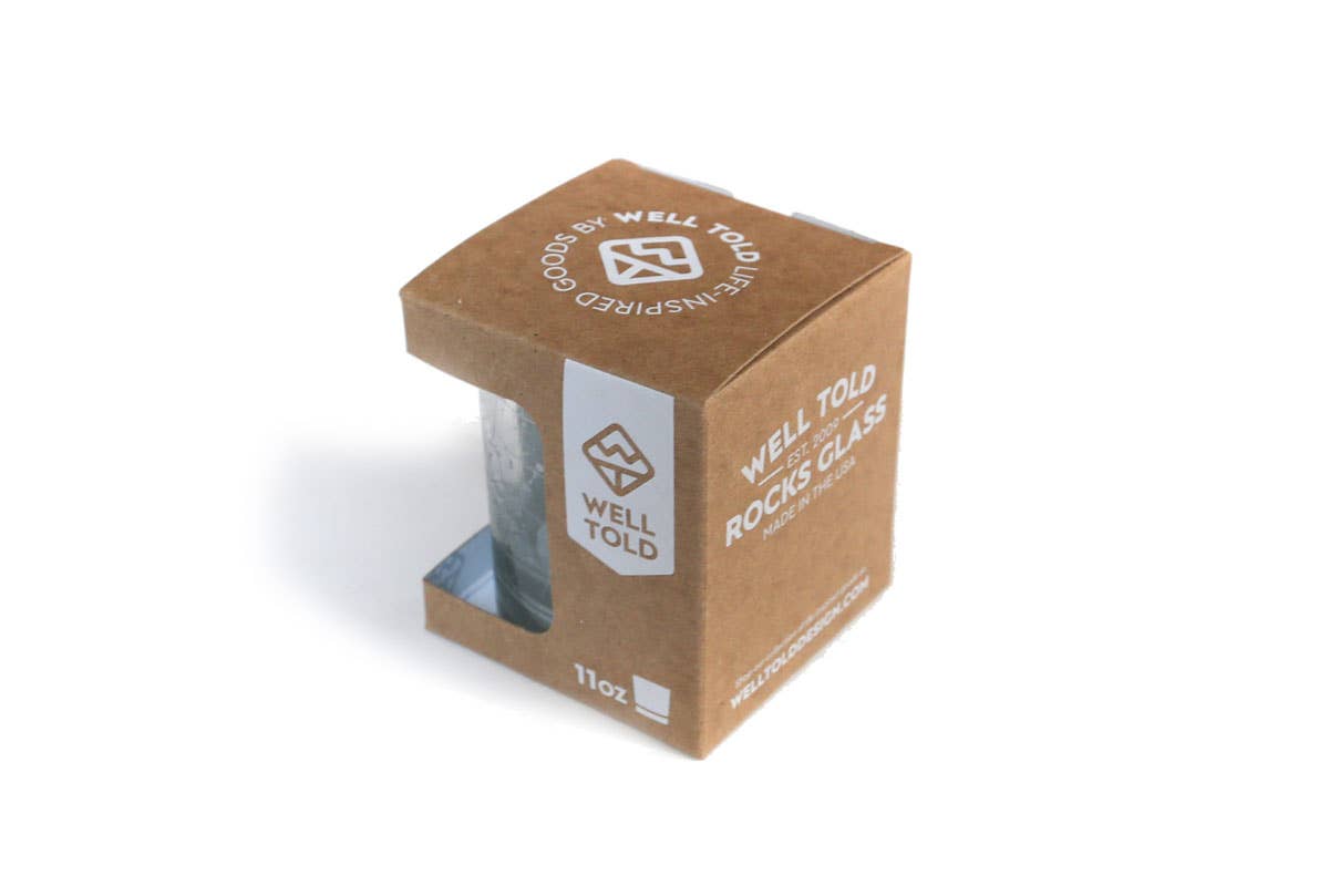 Holiday Sweater Bourbon Glass by Well Told