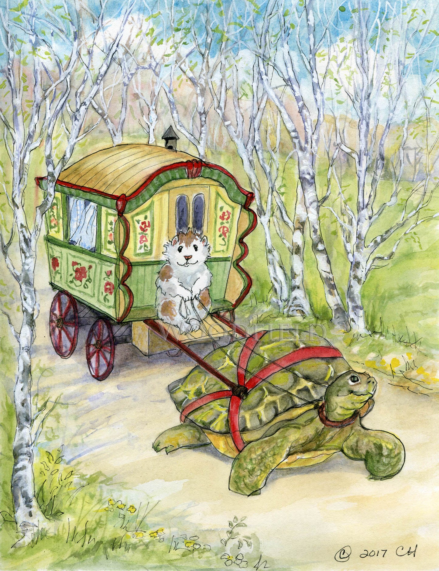 Homeward Bound - Greeting Card by Woodfield Press