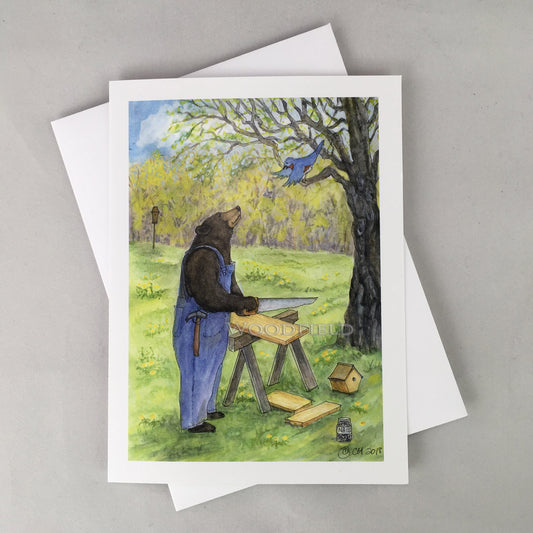 Blue's Request - Greeting Card by Woodfield Press
