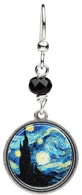 Starry Night 18in necklace and Earrings by Earth Dreams Jewelry - Maine Yarn & Fiber Supply