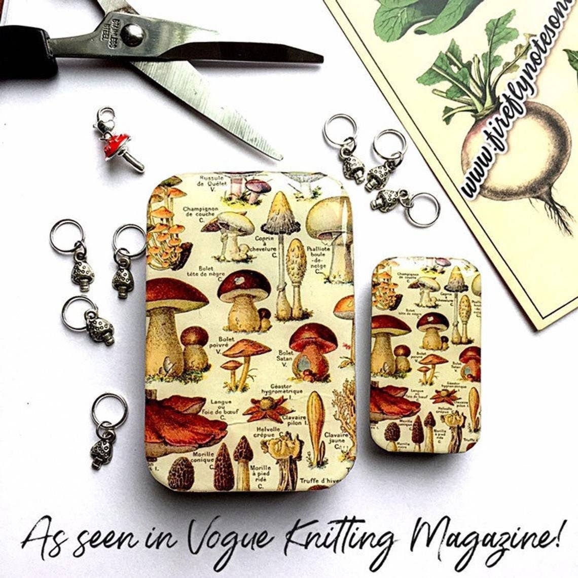 Mushroom Storage Tin by Firefly Notes