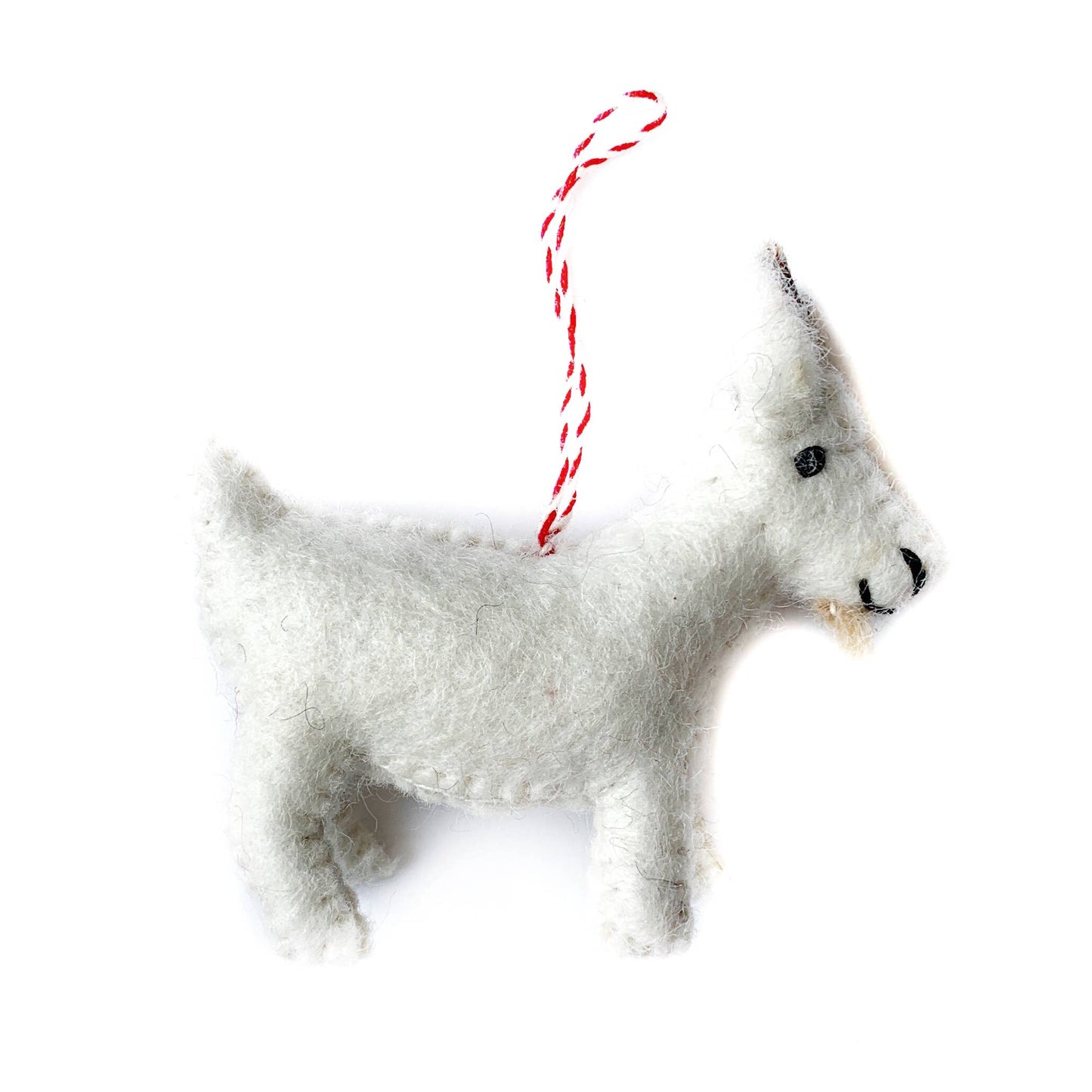 Goat Felt Wool Christmas Ornament from Ornaments 4 Orphans