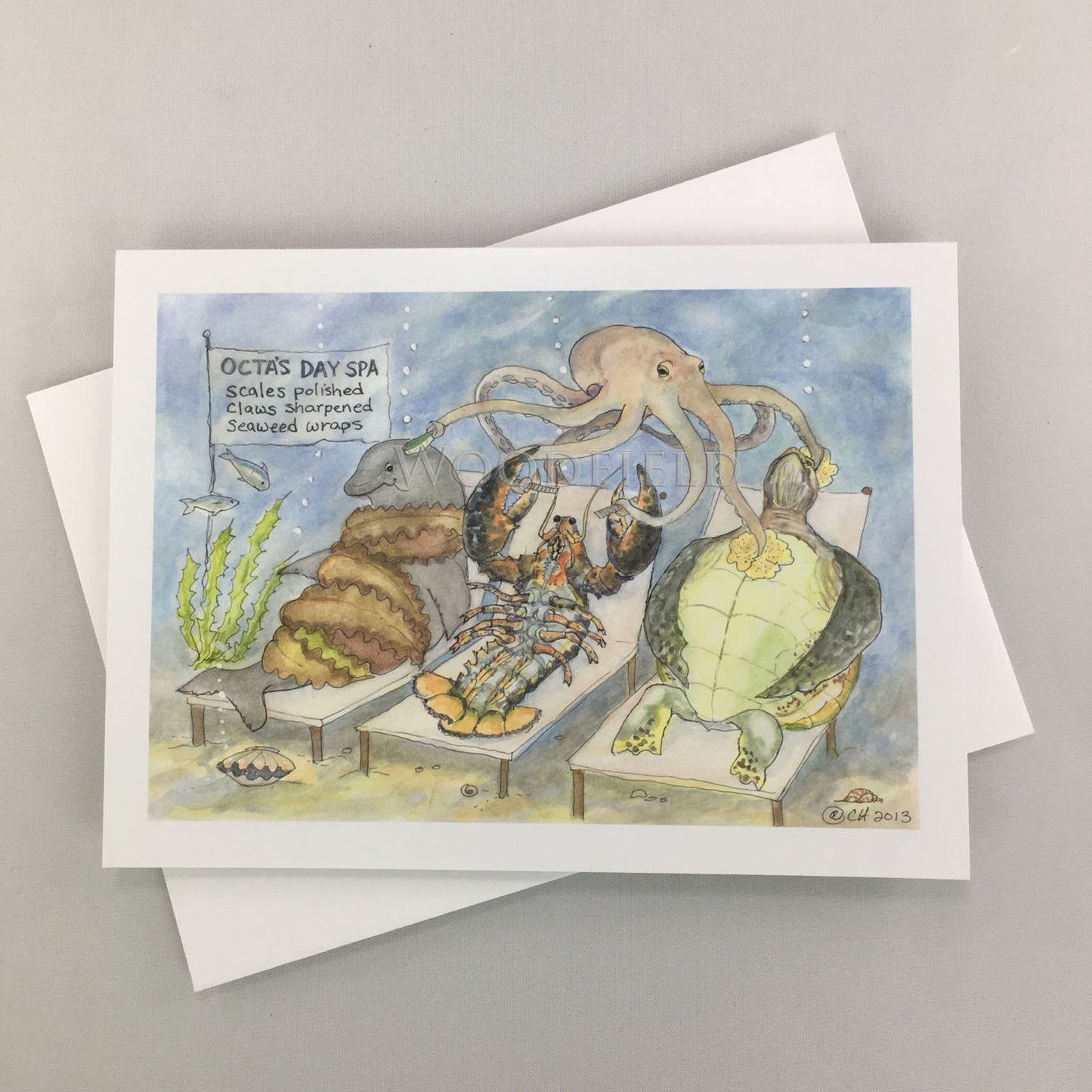 Day Spa - Greeting Card by Woodfield Press