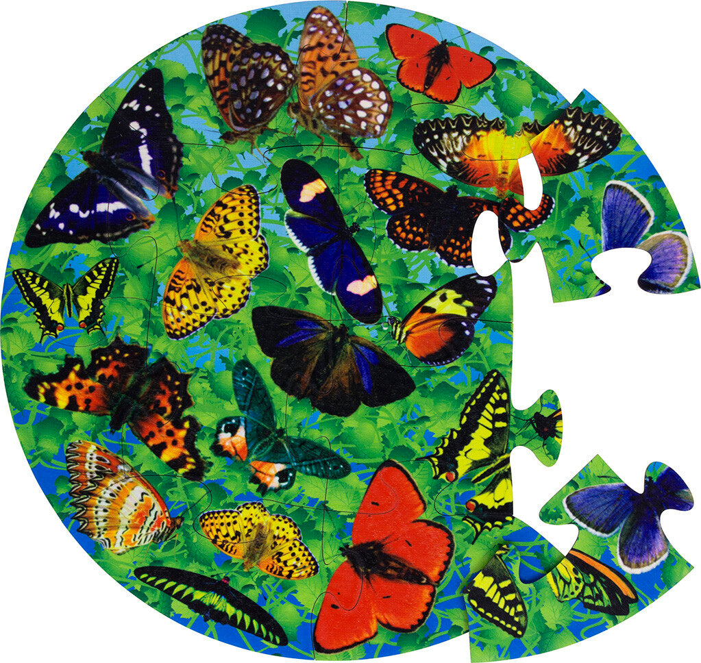 Butterflies - Shaped Puzzle by Maple Landmark