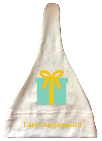 Organic Cotton Baby Hat "Gift" from Simply Chickie