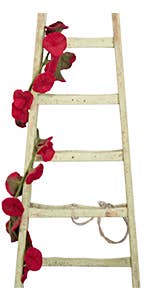Handcrafted Felt Flower Garlands in Wine from Paper High