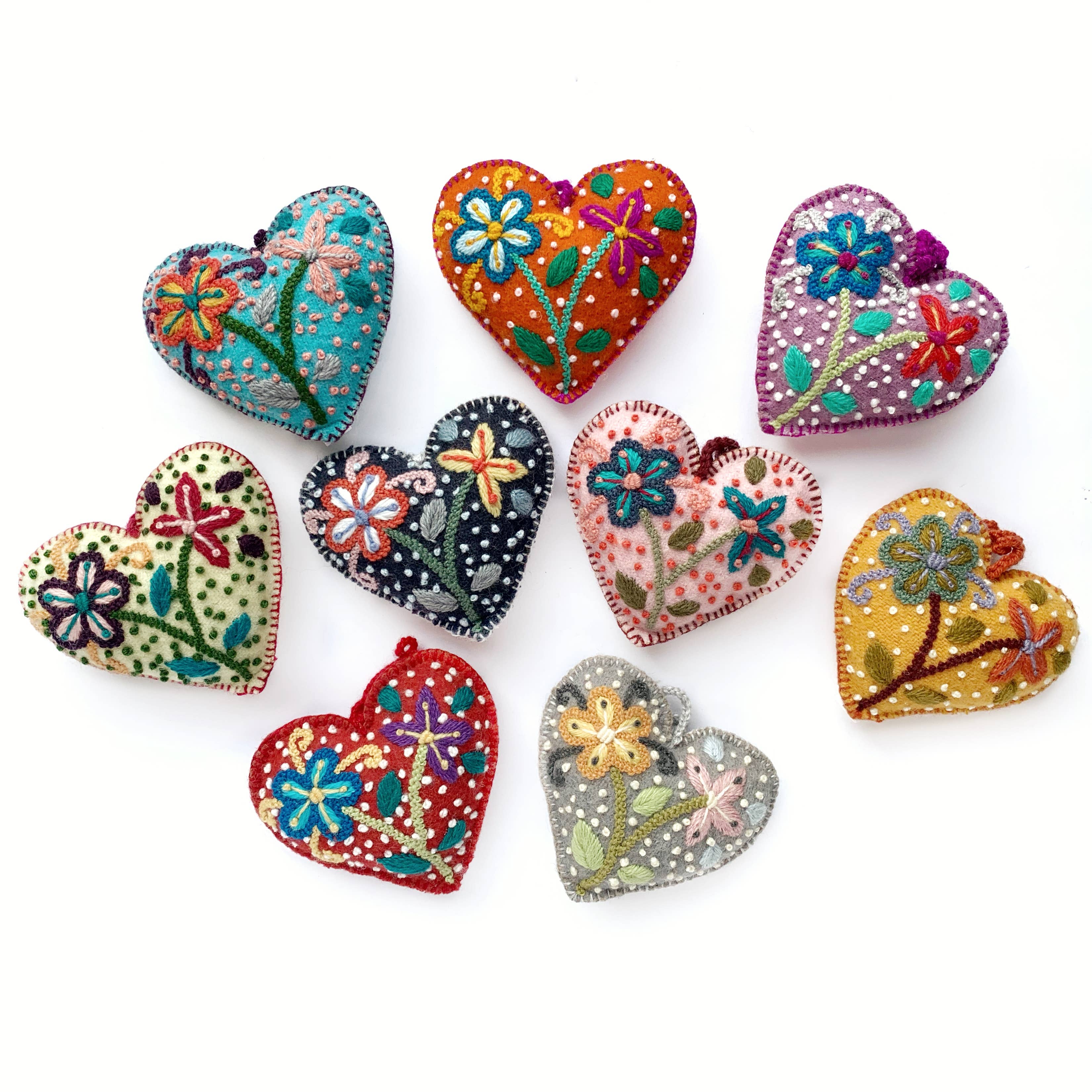 Heart Ornaments, Set of 4 & 32