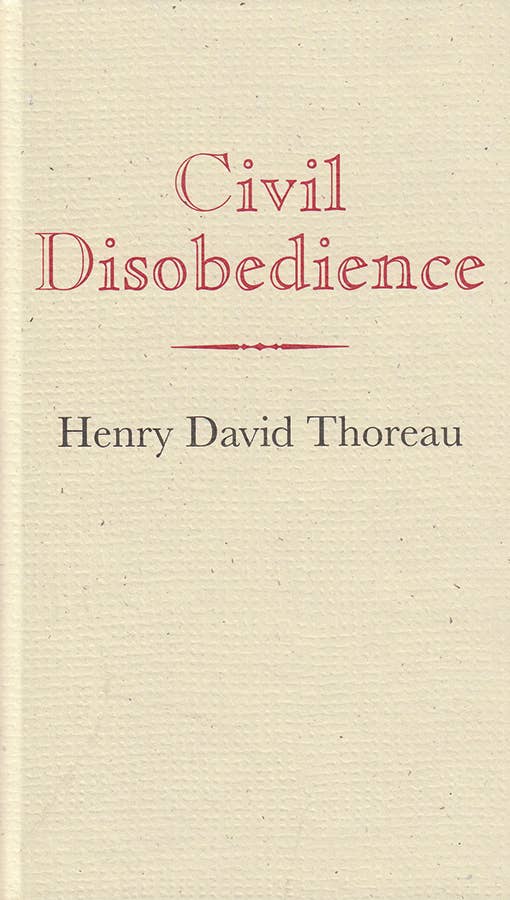 Civil Disobedience from Applewood Books