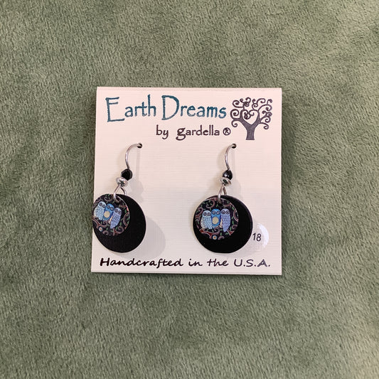 Three Owls 18in Necklace & Earrings by Earth Dreams Jewelry
