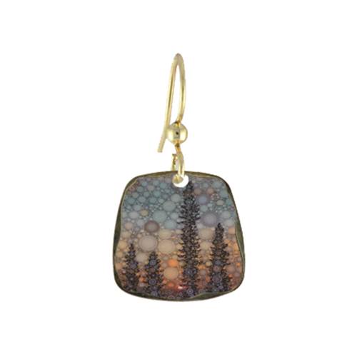 Northern Lights Earrings by Earth Dreams Jewelry