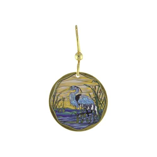 Blue Heron 18in Necklace & earrings by Earth Dreams Jewelry