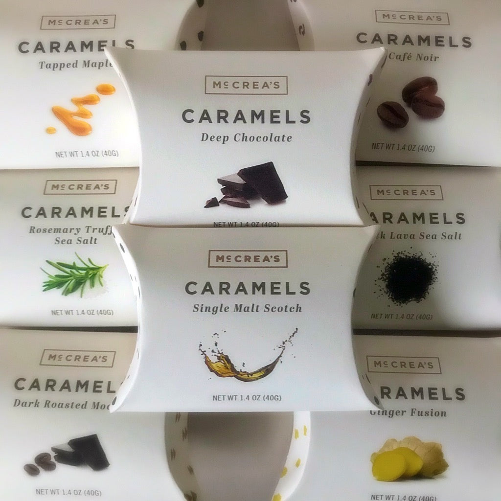 Tapped Maple Pillow Pack By McCrea's Fine Caramels