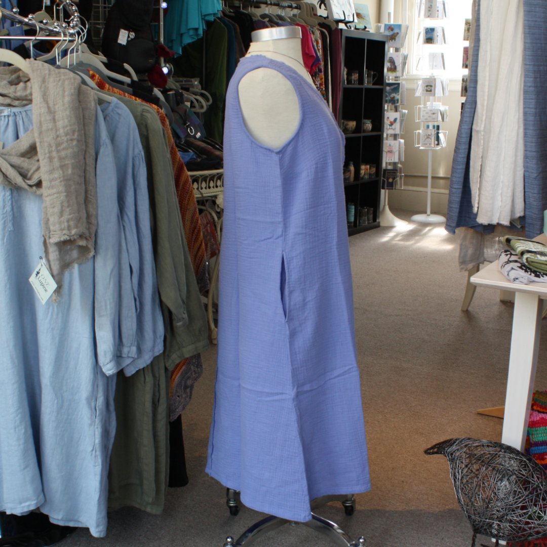 50% off Seaside Patio Dress in Lavender by Habitat Clothing
